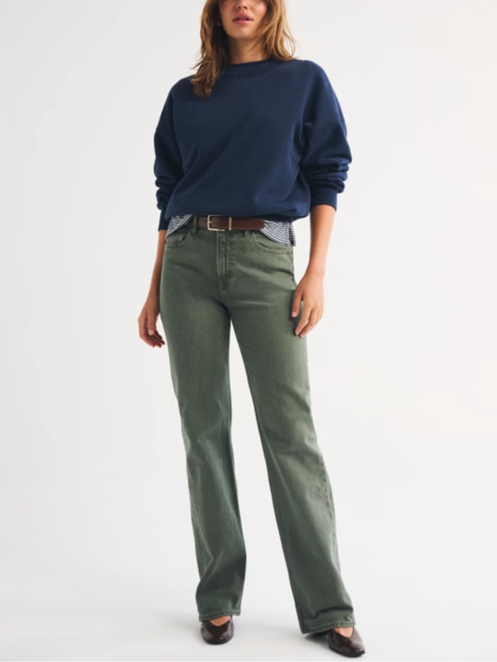 A&F High Rise 90’s Relaxed Jean